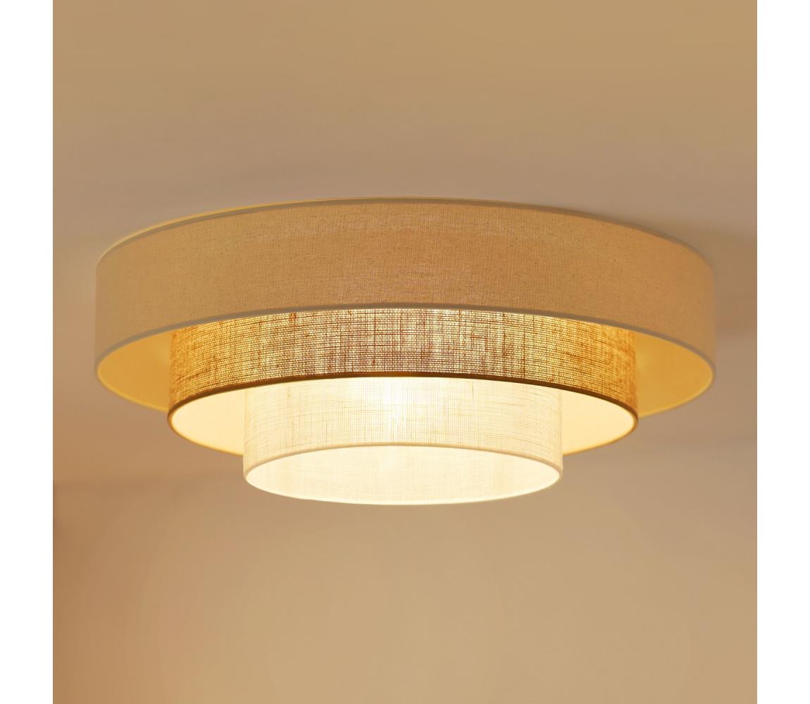Brilagi-LED Stropní svítidlo DENVER LUNETA LED/12W/230V pr. 60 cm béžová/krémová 608022