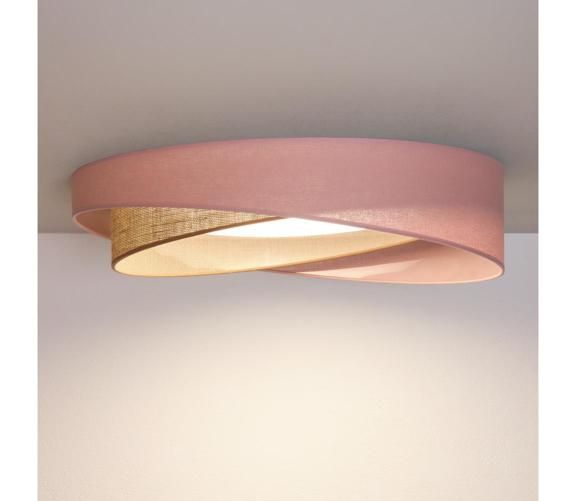 BRILAGI-LED Stropní svítidlo VELVET TWIST LED/24W/230V 4000K pr. 55 cm růž./béž. 8590828043669