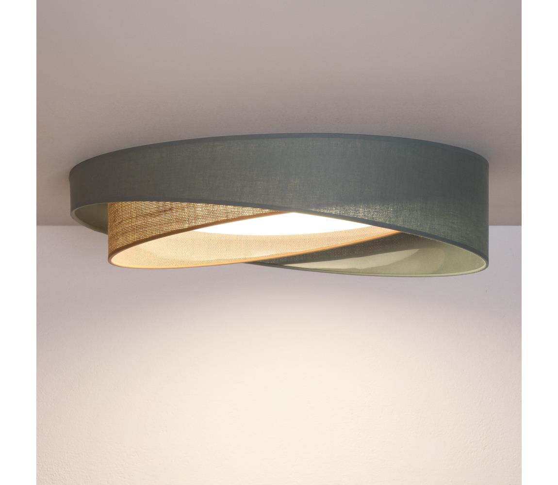BRILAGI-LED Stropní svítidlo VELVET TWIST LED/24W/230V 4000K pr. 55 cm zel./béž. 8590828043652