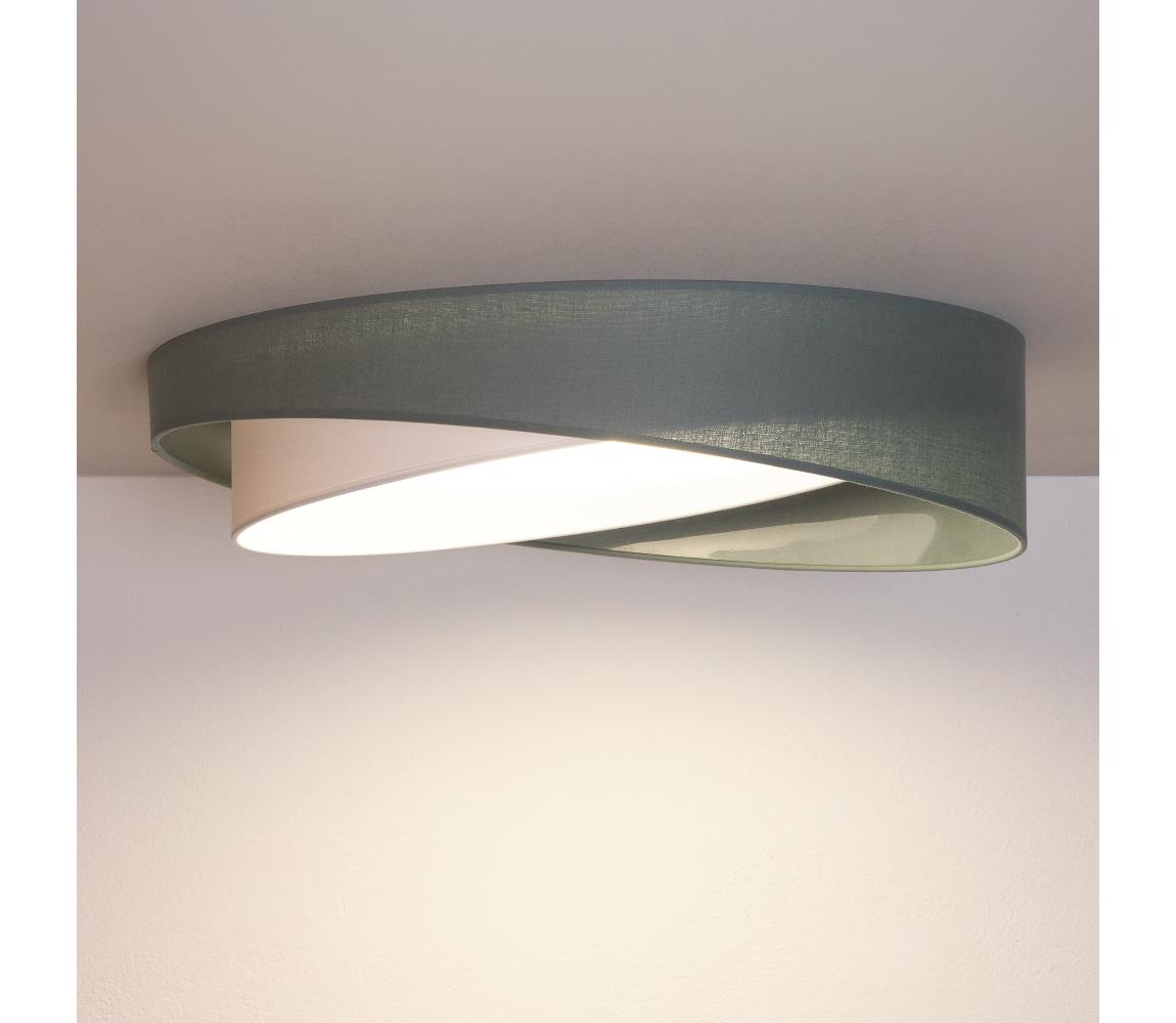 BRILAGI-LED Stropní svítidlo VELVET TWIST LED/24W/230V 4000K pr. 55 cm zel./bílá 8590828043850