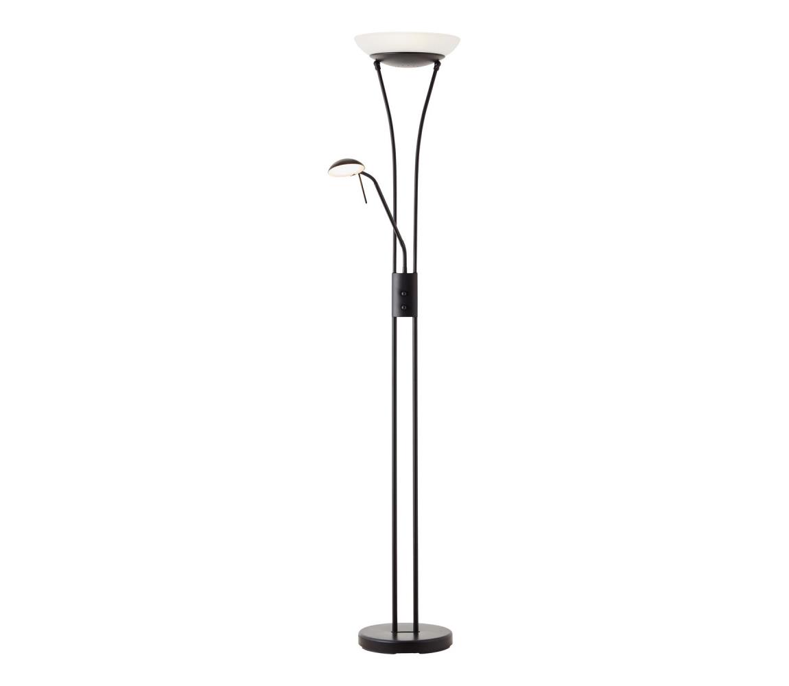 Brilliant - LED Stmívatelná stojací lampa FINN 2xLED/13W/230V černá G93035/06