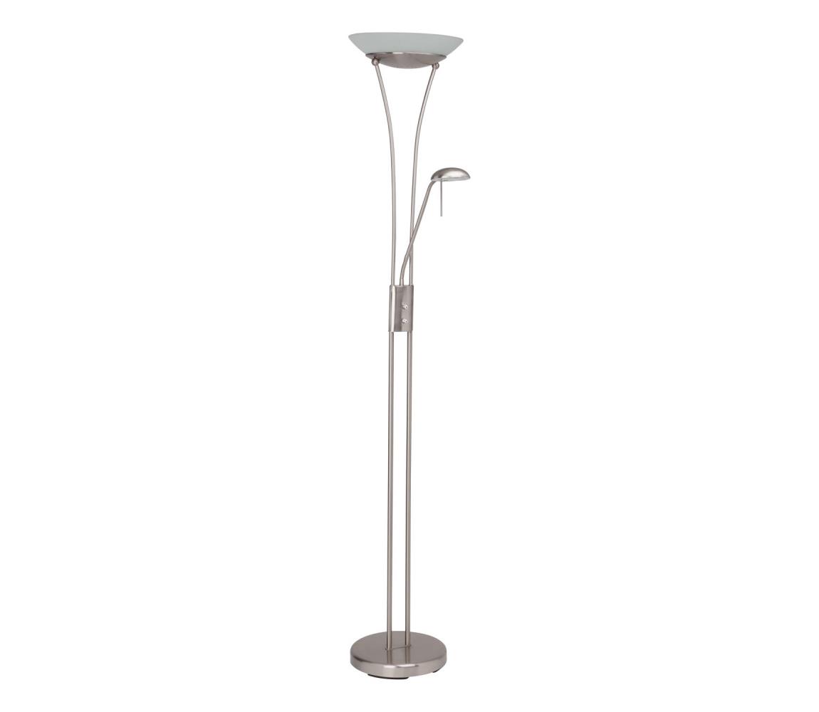 Brilliant - LED Stmívatelná stojací lampa FINN 2xLED/13W/230V matný chrom G93035/13