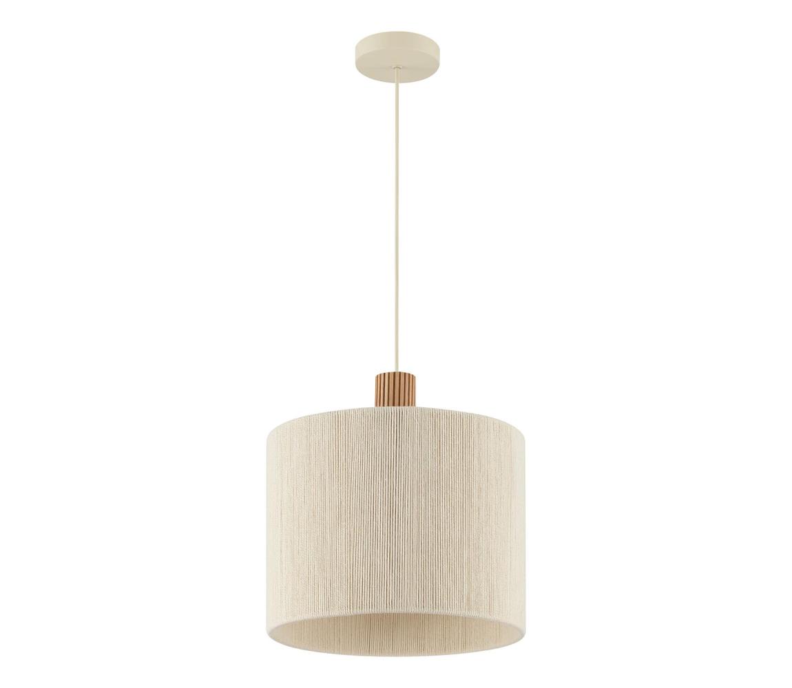 Brilliant - Lustr na lanku ARLO 1xE27/20W/230V pr. 35 cm krémová 51520/28