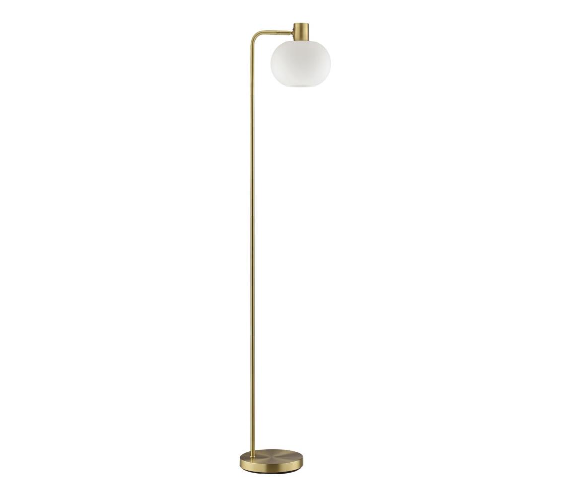 Brilliant - Stojací lampa FANNY 1xE27/20W/230V mosaz 70250/18