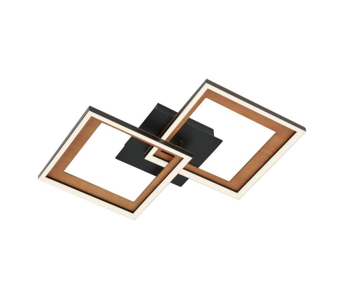 Brilo - LED Stmívatelný přisazený lustr FRAME 2xLED/11W/230V 3726-015
