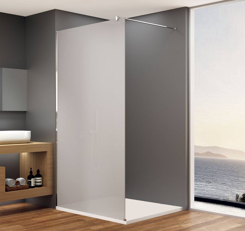 Bruckner SPITZA sprchová zástěna WALK-IN, 1100, matné sklo 750.112.1