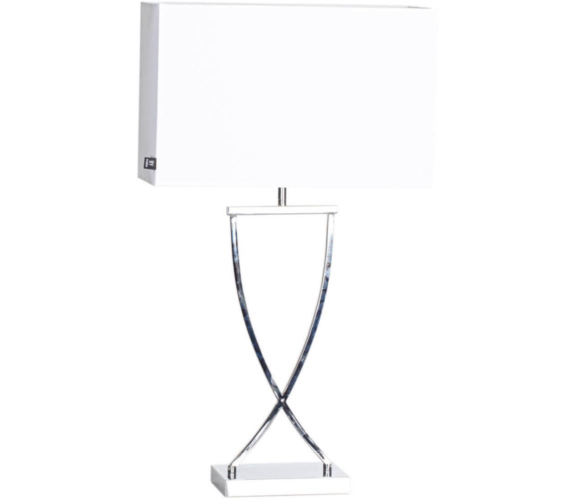 ByRydens 2820440-5000 - Stolní lampa OMEGA 1xE27/5W/230V bílá/lesklý chrom 2820440-5000