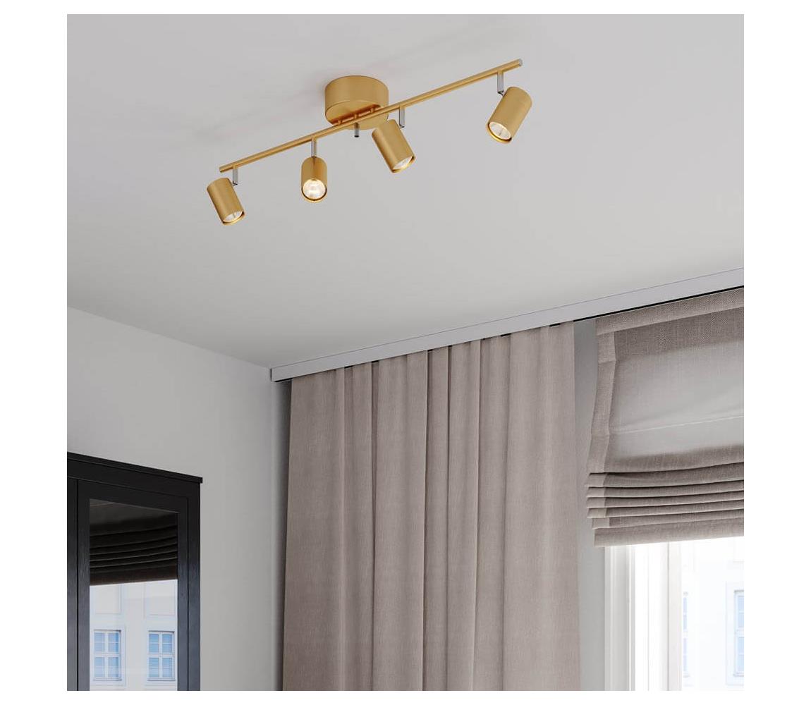 ByRydens 4200720-6501 - Bodové svítidlo CORRECT 4xGU10/7W/230V zlatá 4200720-6501