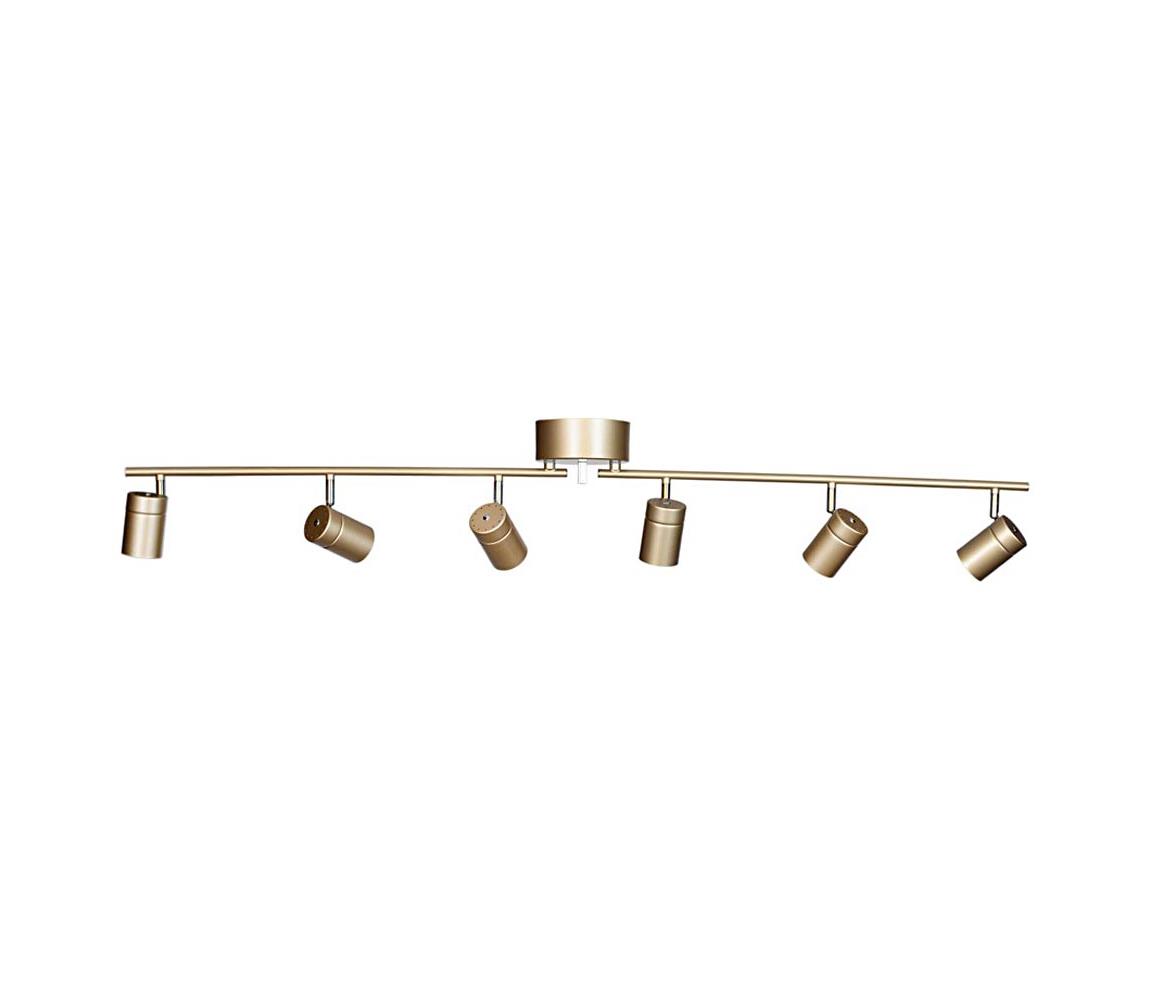 ByRydens 4202100-6501 - Bodové svítidlo CORRECT 6xGU10/7W/230V zlatá 4202100-6501