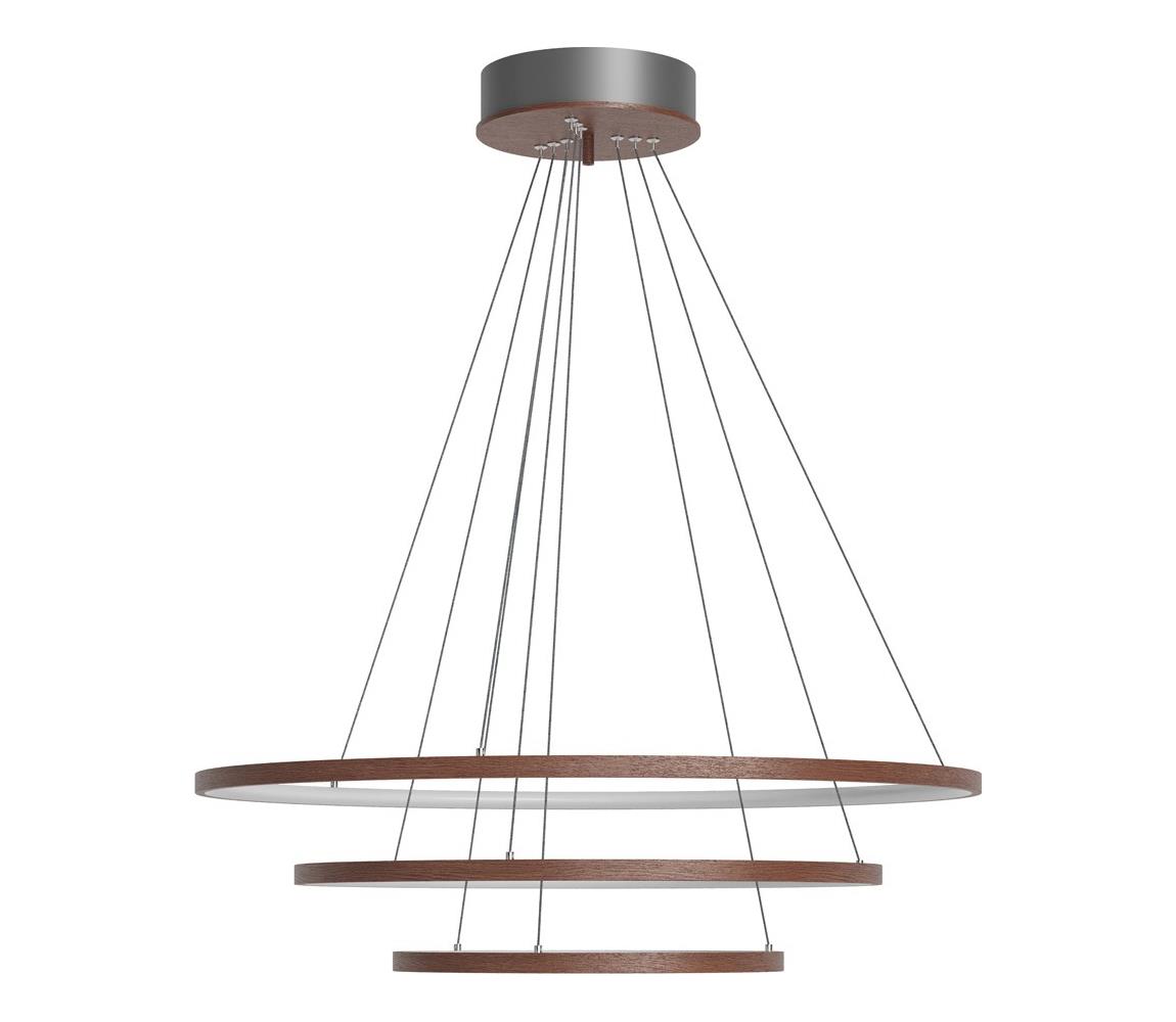 ByRydens 4202250-6003-LED Lustr na lanku TRIONE LED/45W/230V hnědá pr. 80 cm 4202250-6003