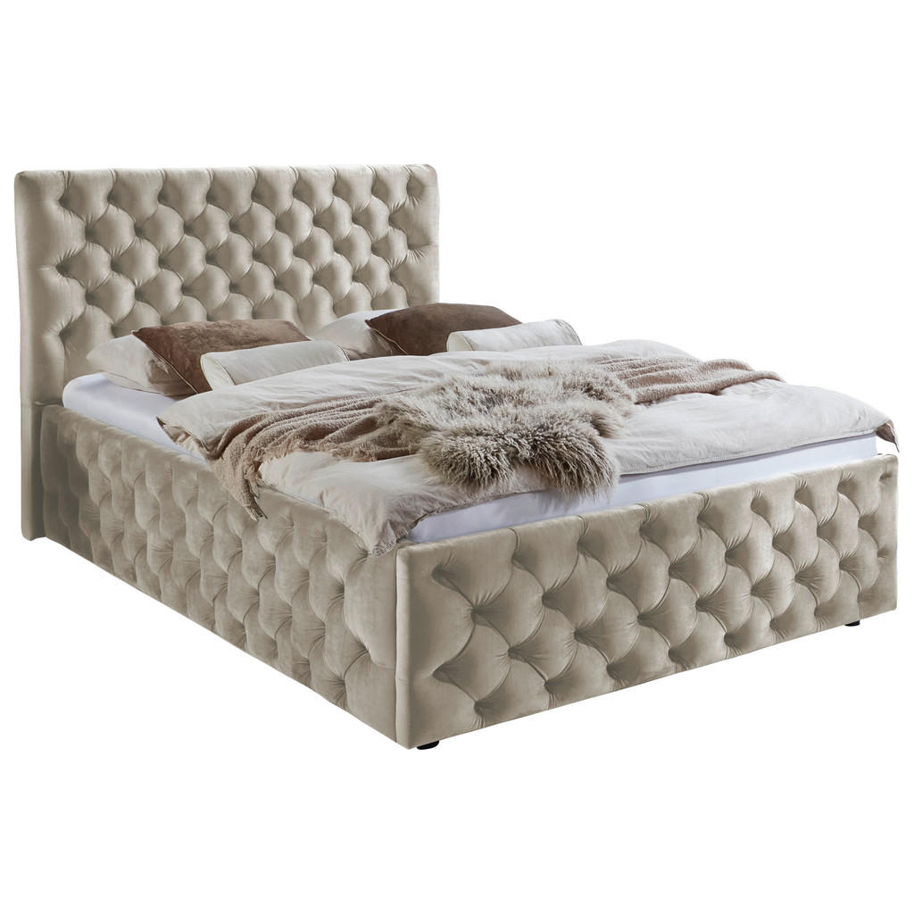 Cantus ČALOUNĚNÁ POSTEL, 140/200 cm, béžová
