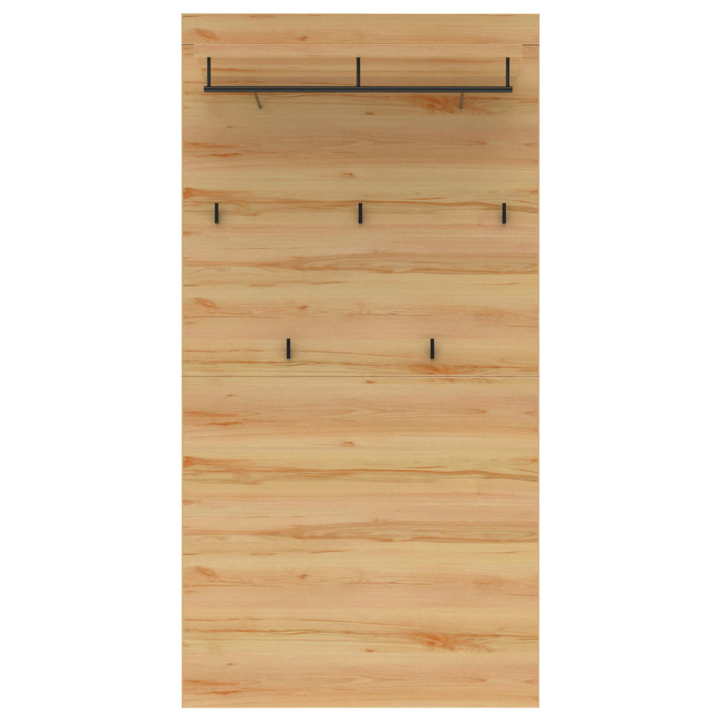 Cantus ŠATNÍ PANEL, černá, barvy buku, 80/158/28 cm