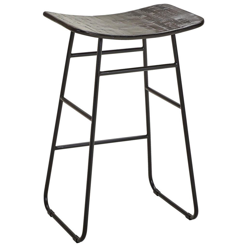 Carryhome BAROVÁ ŽIDLE, černá, tmavě hnědá