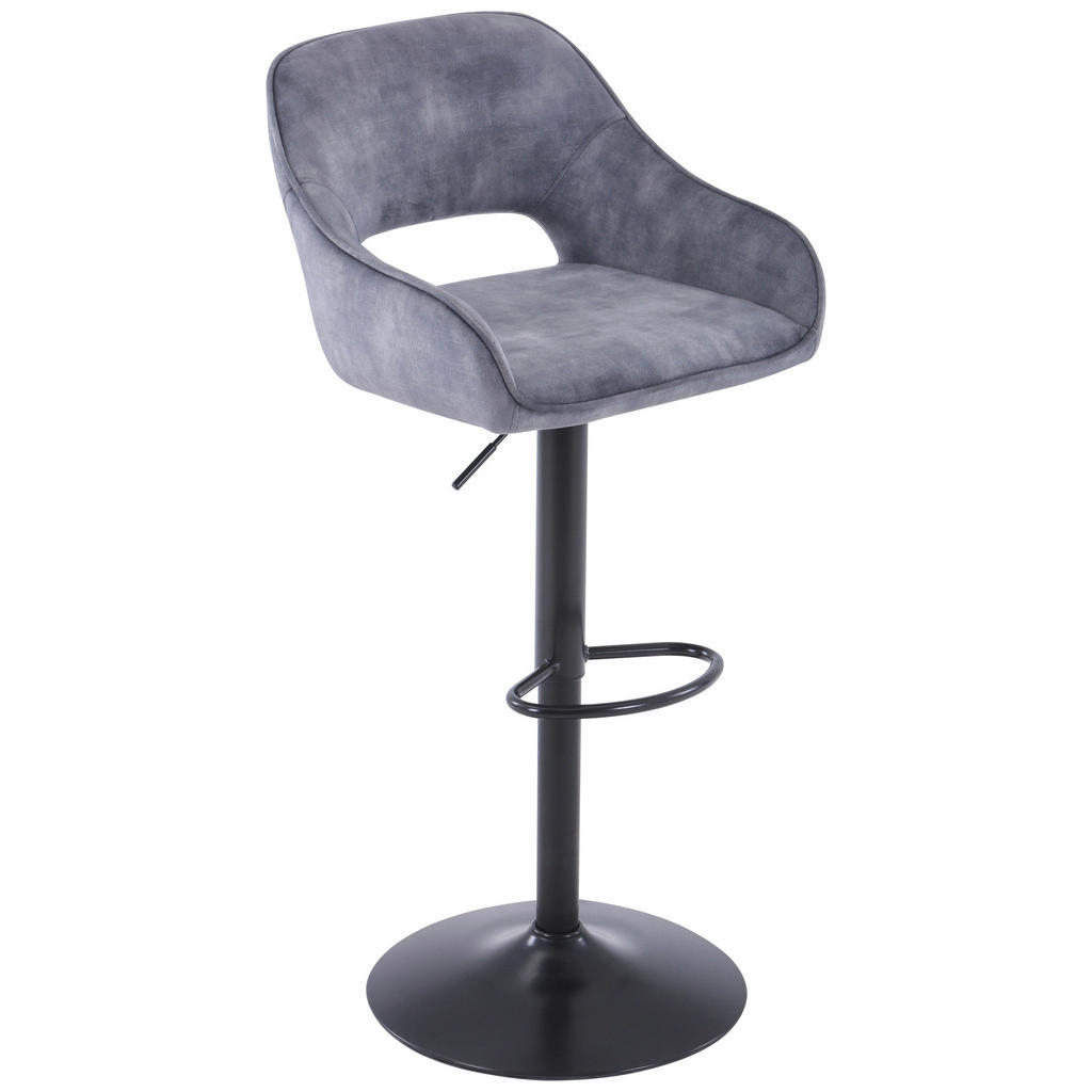 Carryhome BAROVÁ ŽIDLE, šedá, černá 2