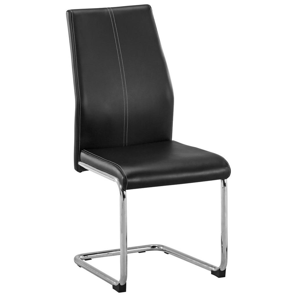 Carryhome HOUPACÍ ŽIDLE, černá, barvy chromu 1