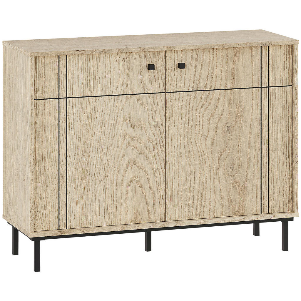 Carryhome KOMODA, barvy dubu, 108/81,8/37 cm