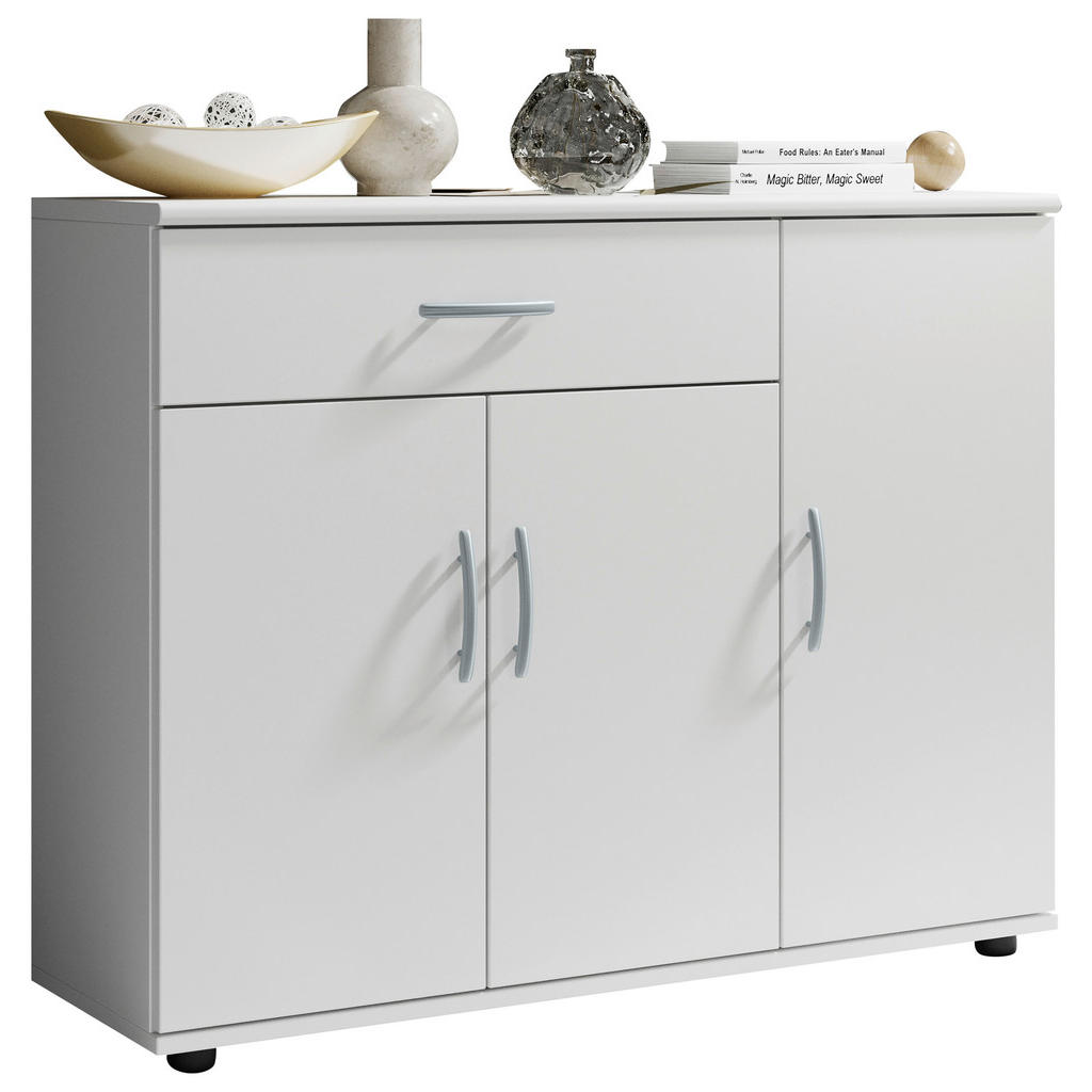 Carryhome KOMODA, bílá, 90/70/30 cm