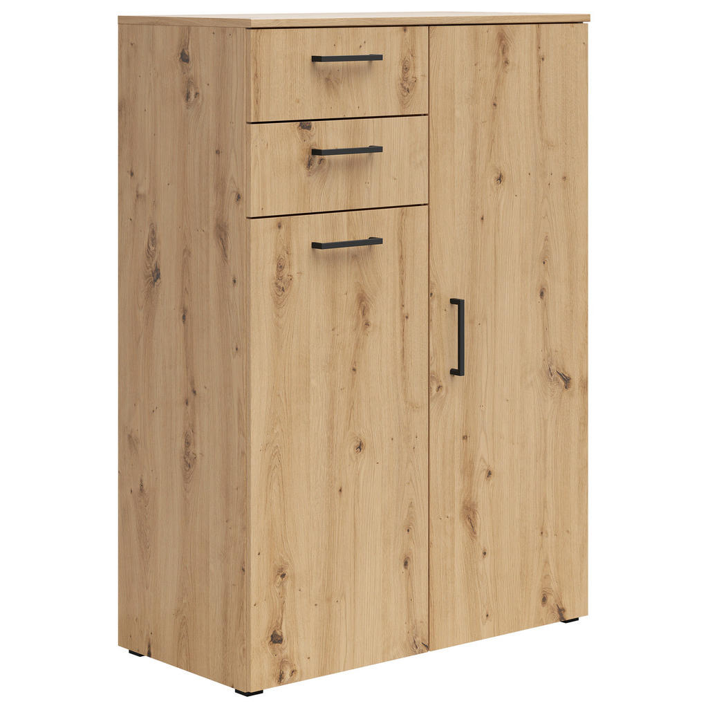 Carryhome KOMODA, dub artisan, 80/115/40 cm