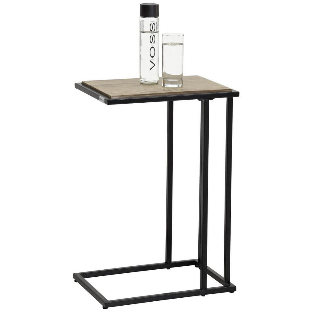Carryhome ODKLÁDACÍ STOLEK, černá, barvy dubu 1