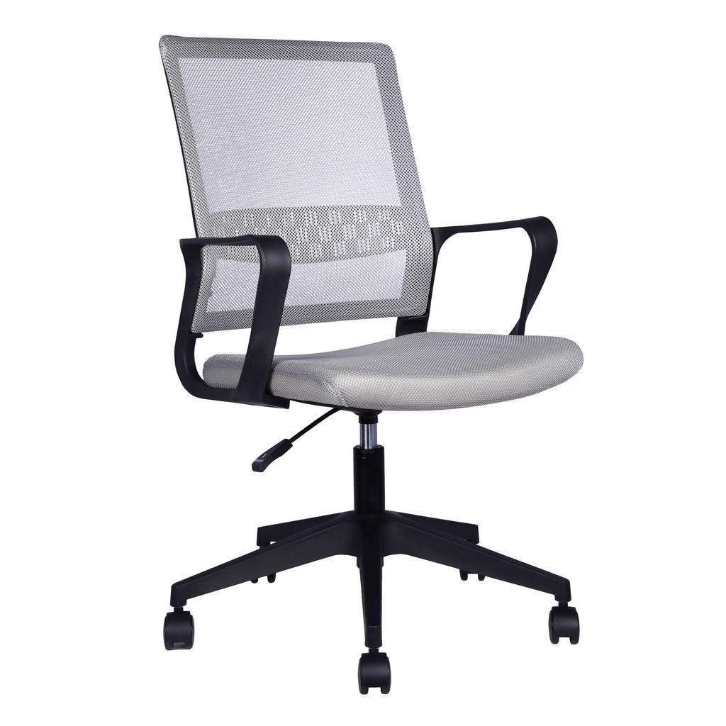 Carryhome OTOČNÁ ŽIDLE, síťovina, šedá, černá 1