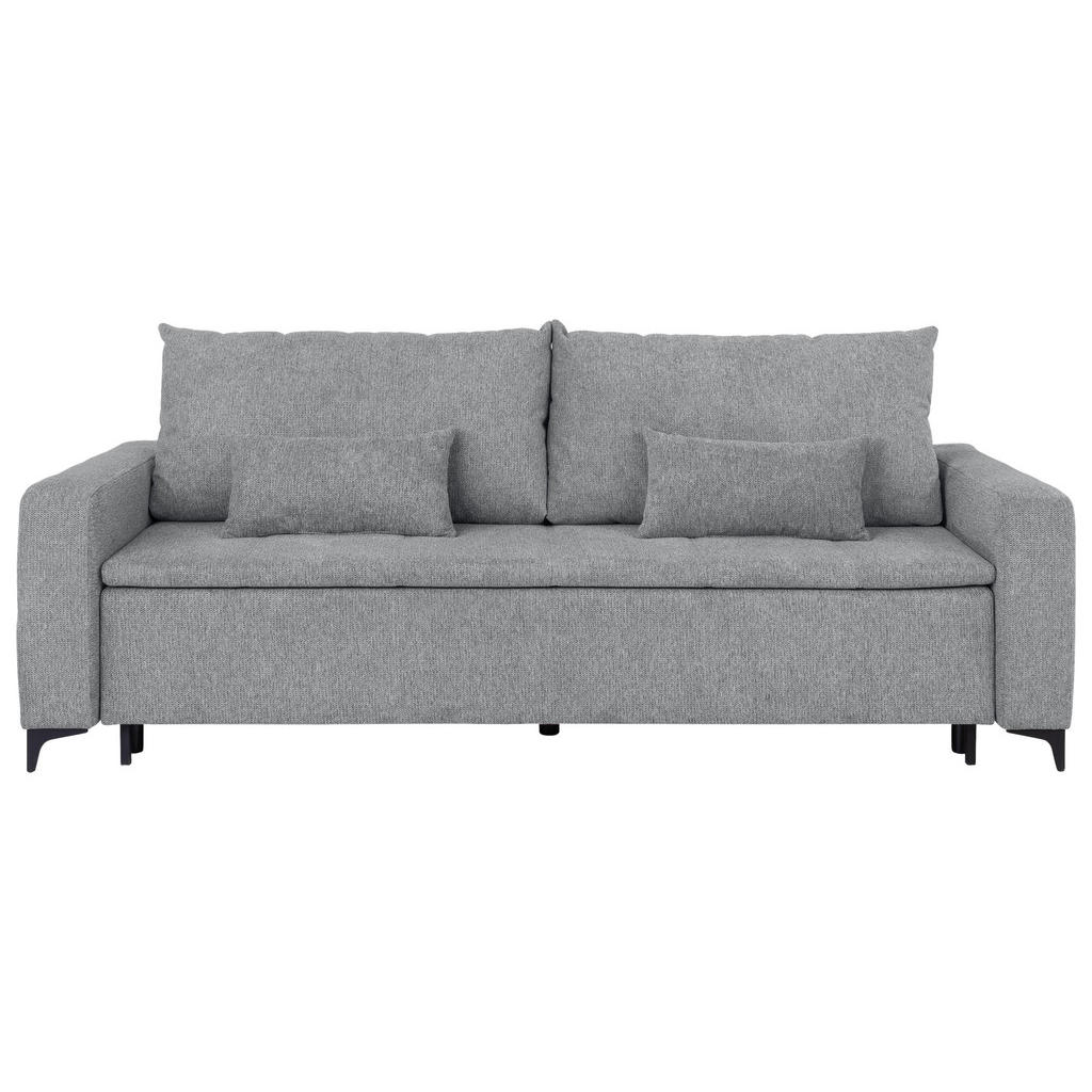 Carryhome POHOVKA, dřevo, kov, textil, šedá