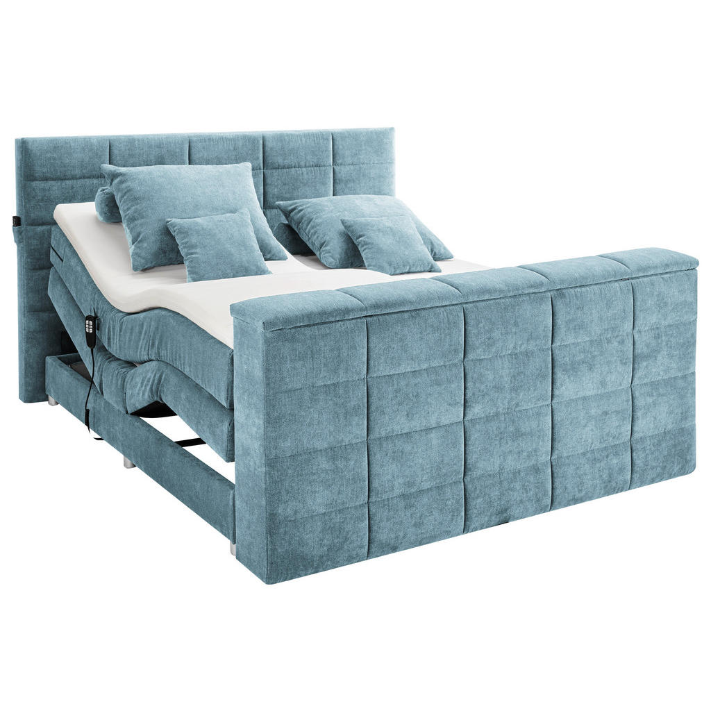 Carryhome POSTEL BOXSPRING, 180/200 cm, modrá 1