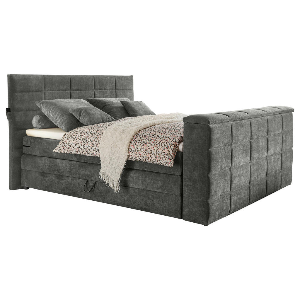 Carryhome POSTEL BOXSPRING, 180/200 cm, šedá 1
