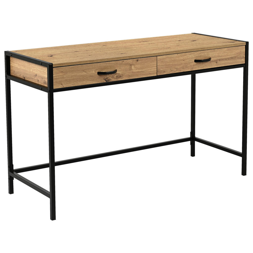 Carryhome PSACÍ STŮL, černá, dub artisan, 120/48/76 cm