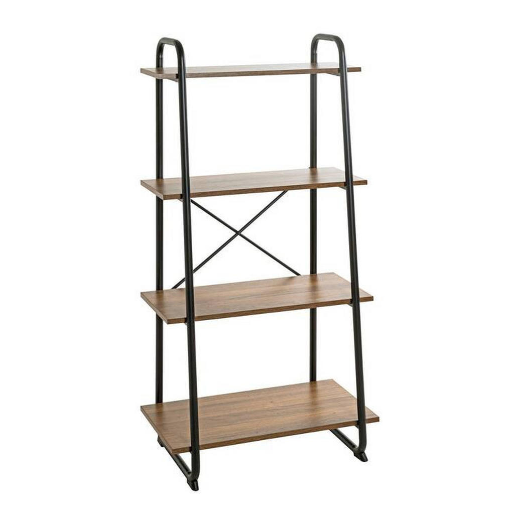 Carryhome REGÁL, černá, barvy dubu, 60/128/36 cm