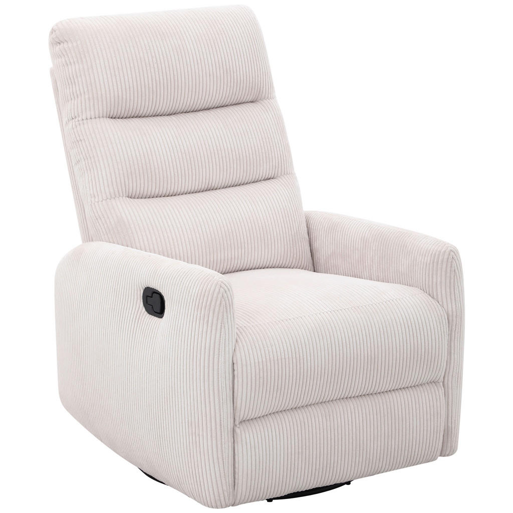 Carryhome RELAXAČNÍ KŘESLO, kov, textil, béžová