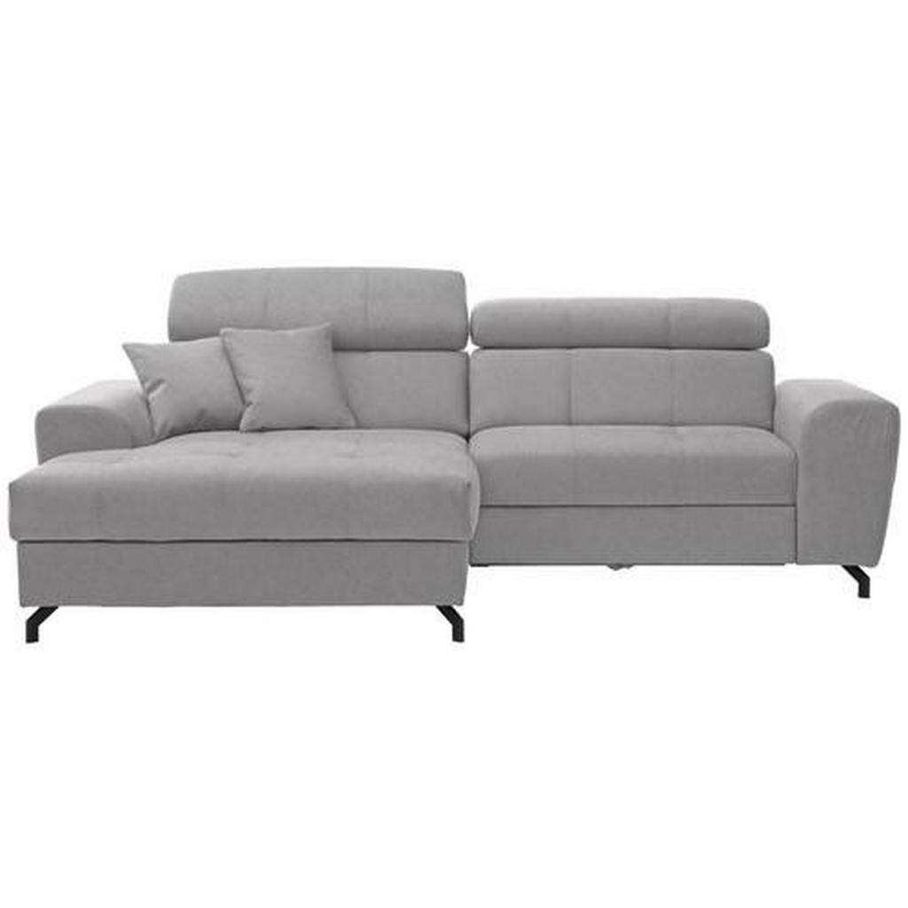 Carryhome ROHOVÁ SEDAČKA, textil, světle šedá