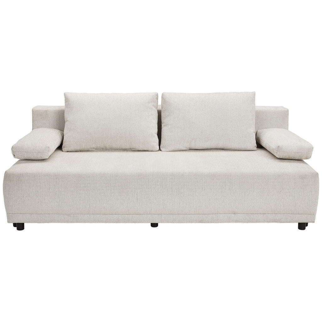 Carryhome ROZKLÁDACÍ POHOVKA, textil, šedobéžová