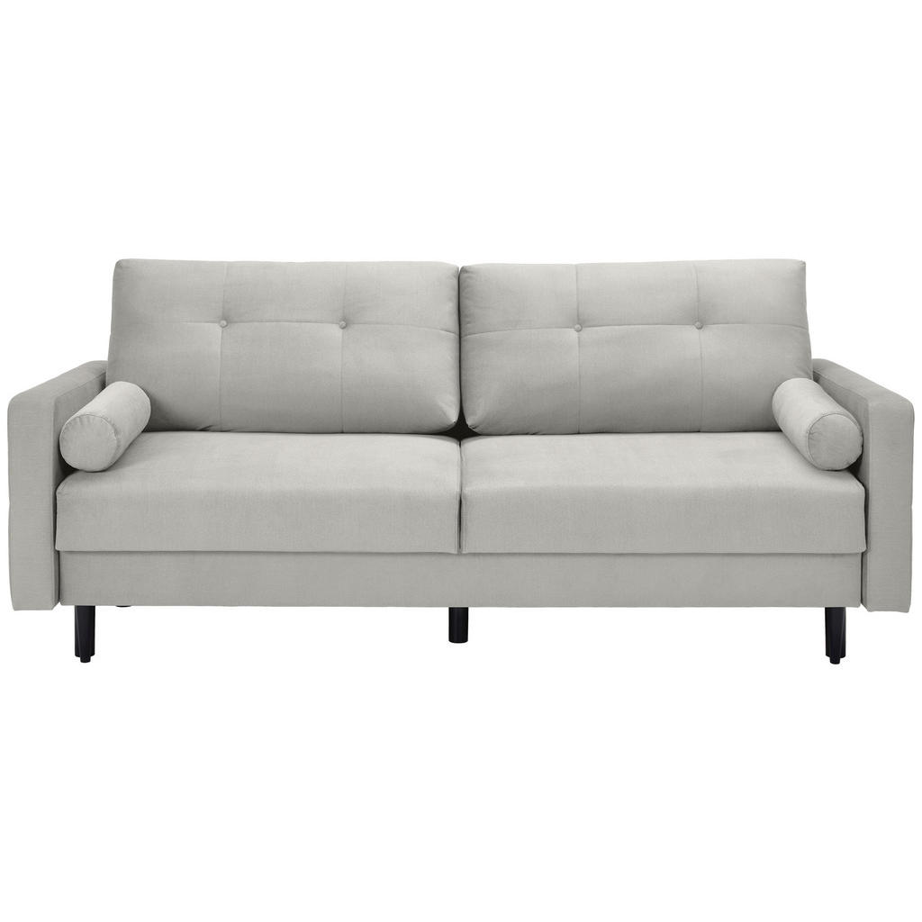 Carryhome ROZKLÁDACÍ POHOVKA, textil, světle šedá 1