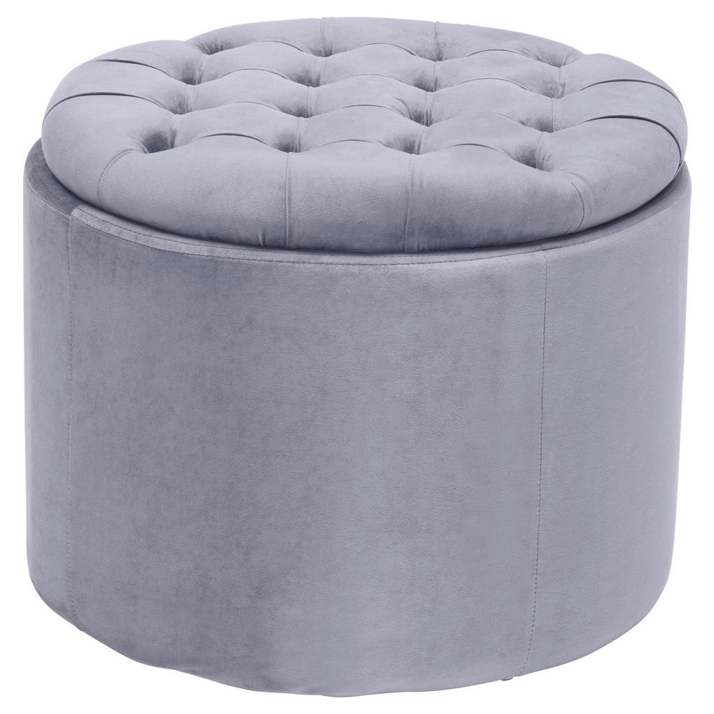 Carryhome TABURET, dřevo, textil, 50/40/50 cm 1