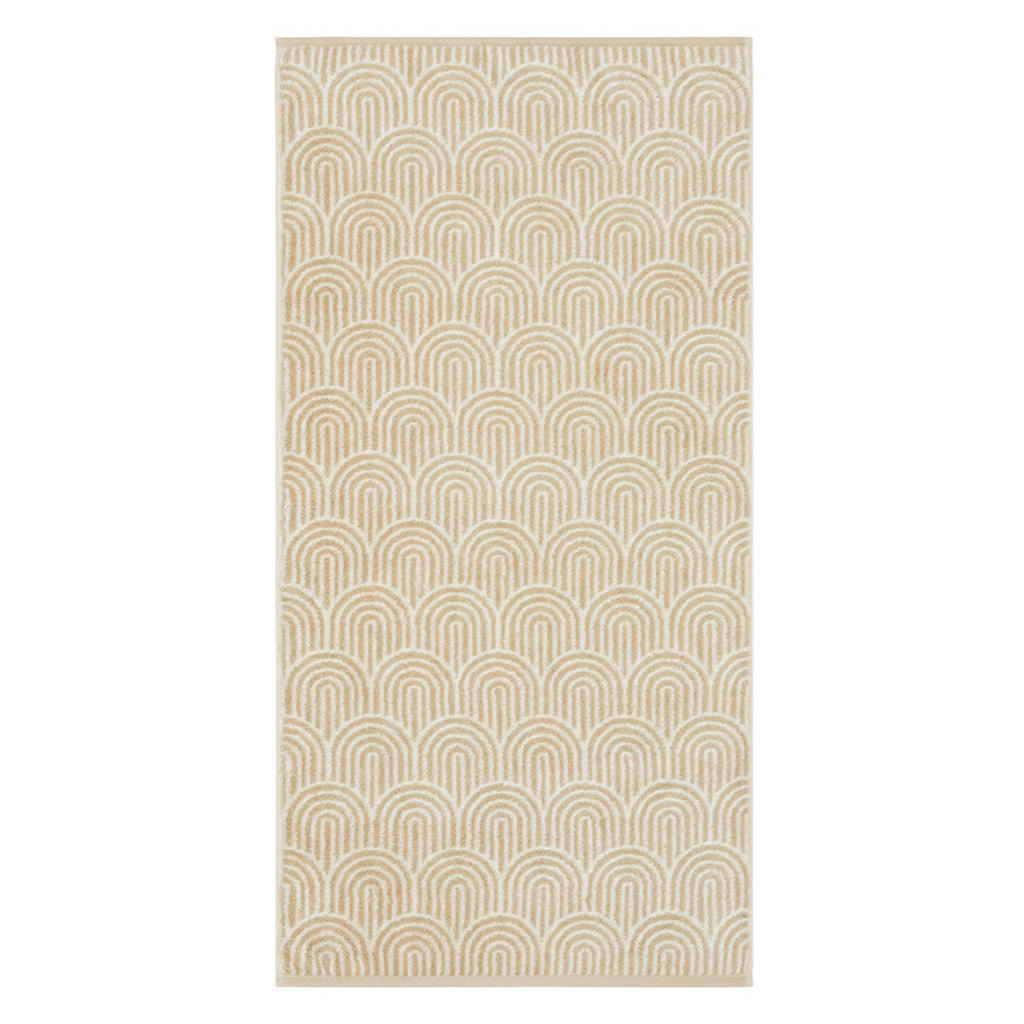 Cawoe RUČNÍK, 50/100 cm, přírodní barvy, barvy zlata, lesní zelená 1