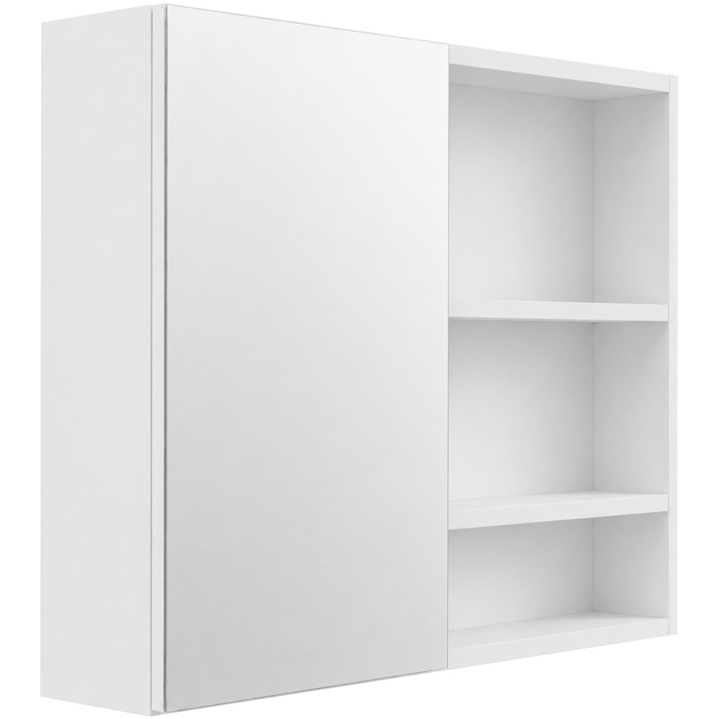 CERANO Koupelnová zrcadlová skříňka Orea bílá matná 60x65x15  CER-661918