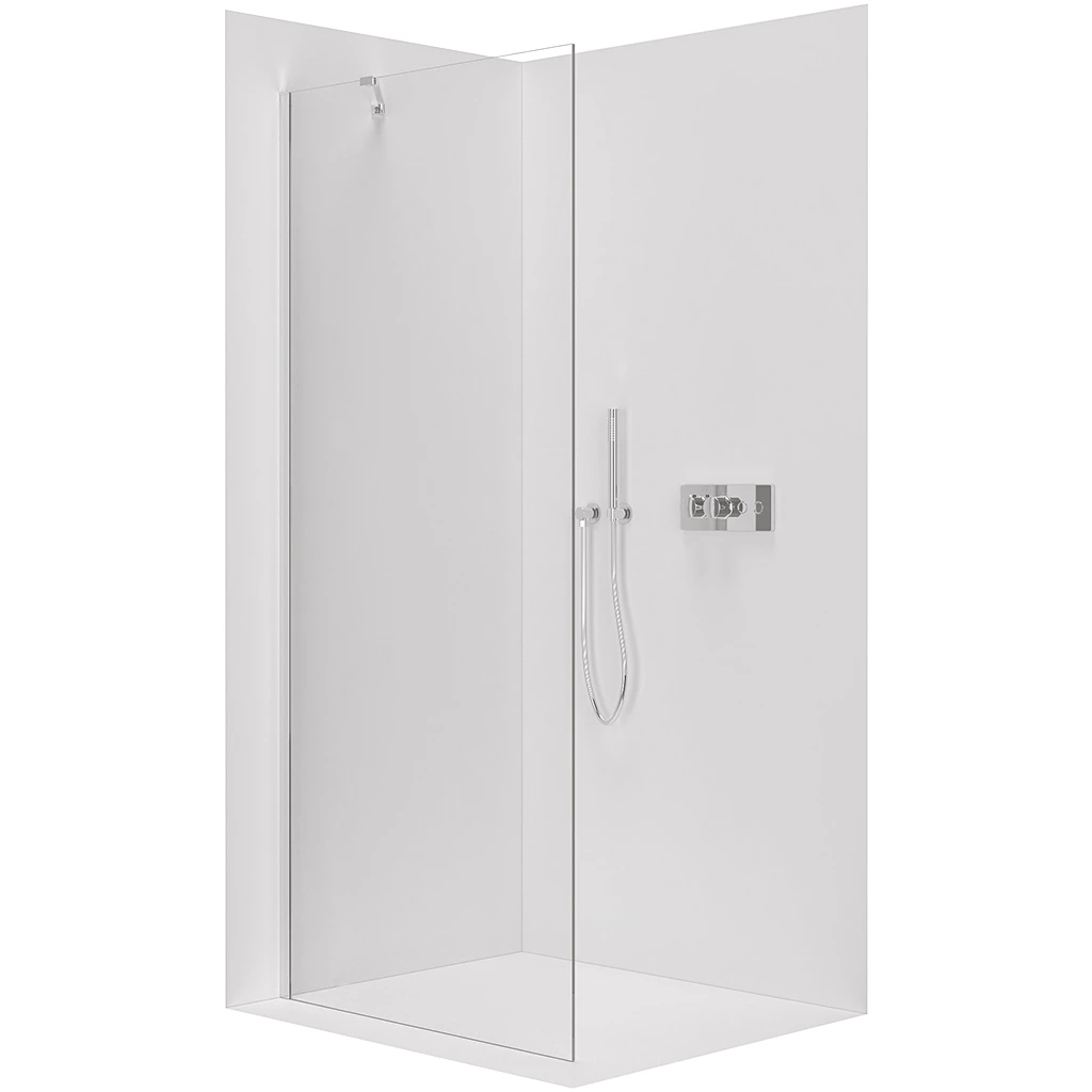 CERANO Sprchová zástěna Walk-in Onyx Y L/P 8 mm chrom, transparentní sklo 60x200 CER-8050BD1268