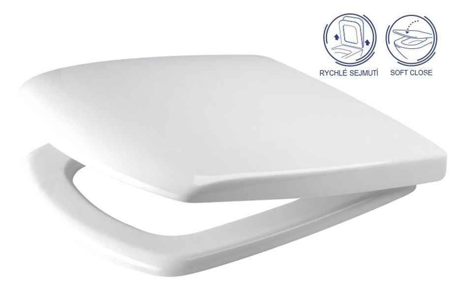 CERSANIT SEDÁTKO CARINA DUROPLAST SOFT-CLOSE ANTIBACTERIAL K98-0069
