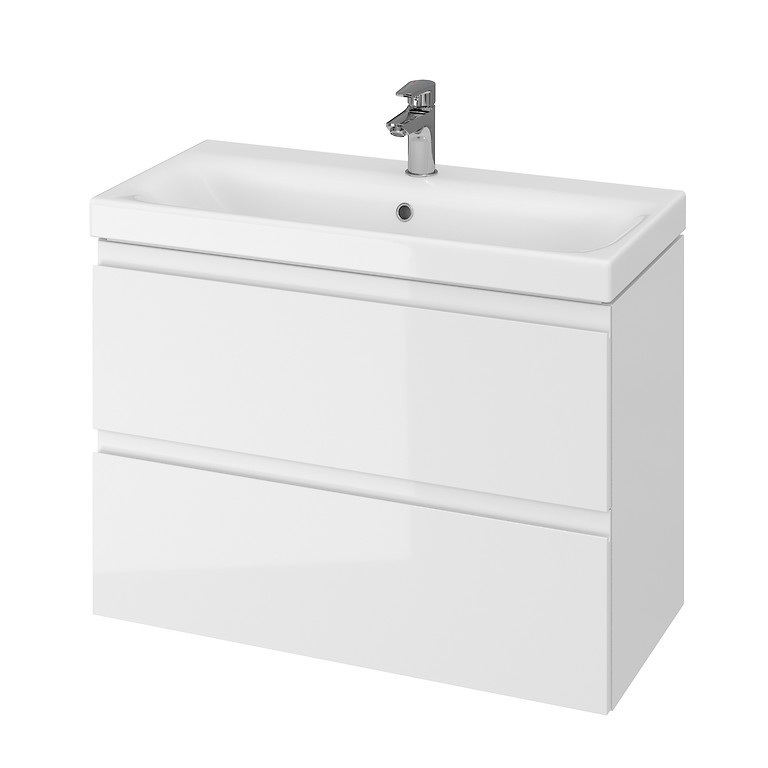 CERSANIT SET 979 MODUO SLIM 80 BÍLÁ DSM (SKŘÍŇKA + UMYVADLO) S801-225-DSM