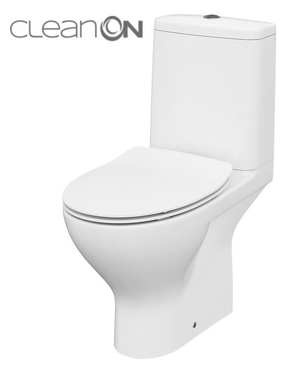CERSANIT WC KOMBI MODUO 43 cm 671  011 3/5 CLEAN ON, SEDÁTKO SLIM DUROPLAST-SOFT CLOSE K116-032