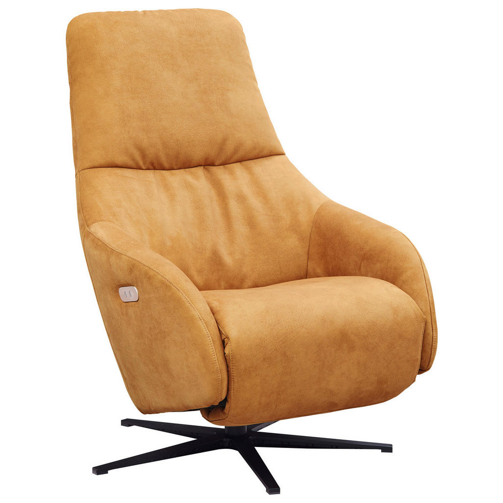 Chilliano RELAXAČNÍ KŘESLO, textil, curry žlutá