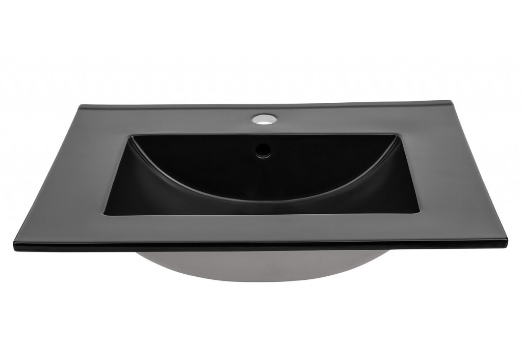 COMAD Nábytkové umyvadlo LAVA BLACK 60cm 5907441298537