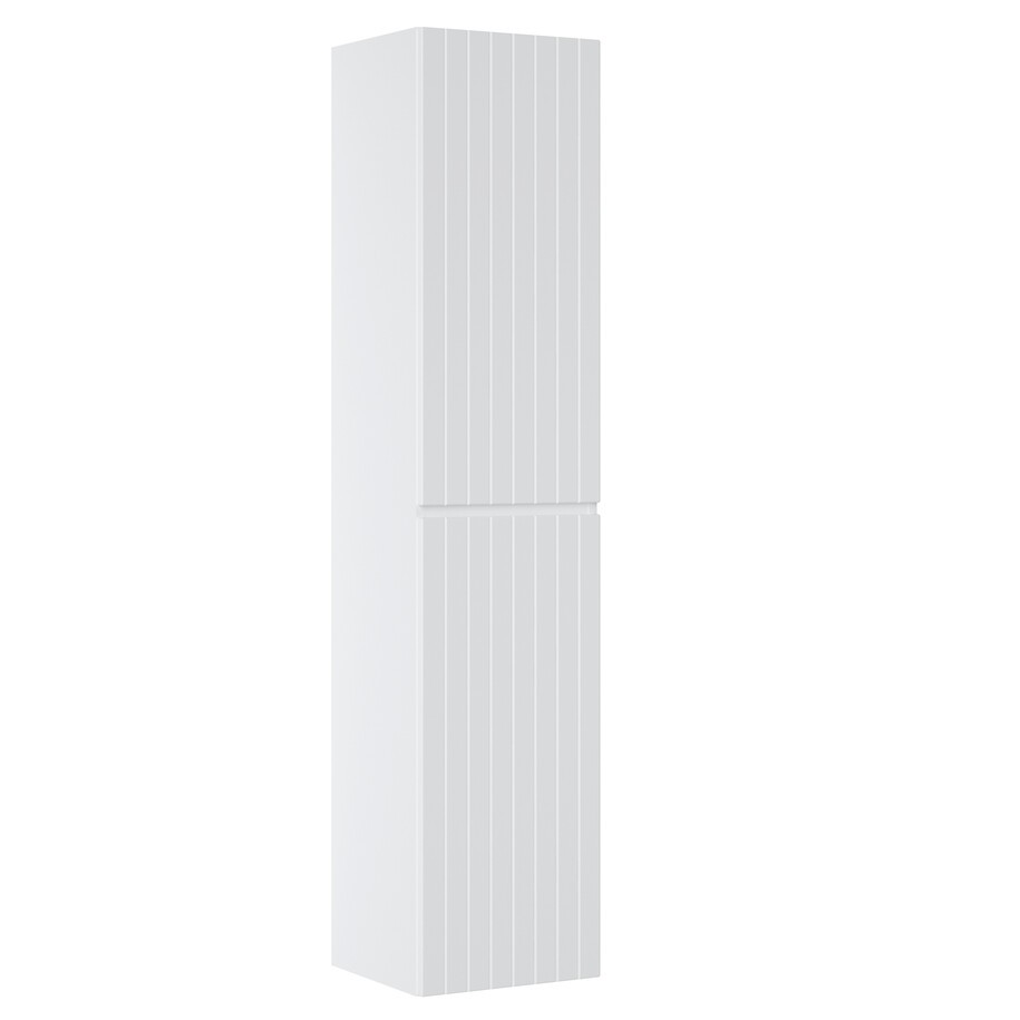 COMAD Vysoká skříňka 2 dvířka ICONIC WHITE 5907611654965