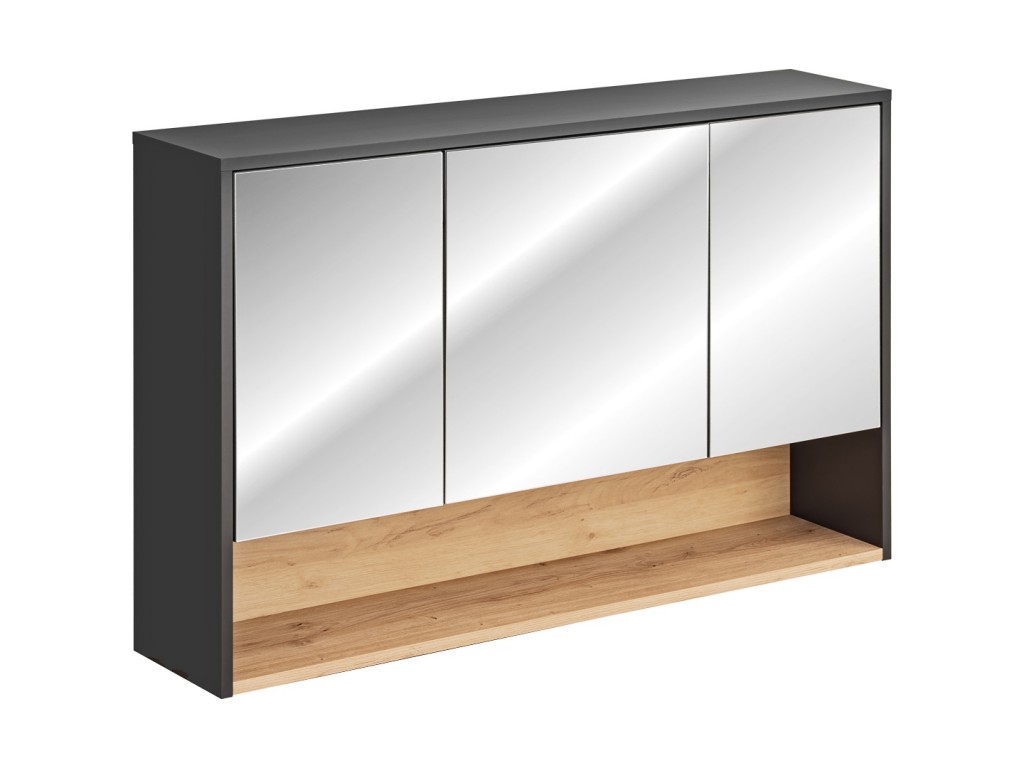COMAD Zrcadlová skříňka 120cm 3 dvířka BORNEO COSMOS 5907441299817