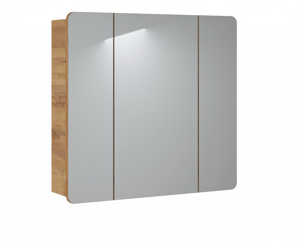 COMAD Zrcadlová skříňka 80cm 3 dvířka ARUBA 5907611647295