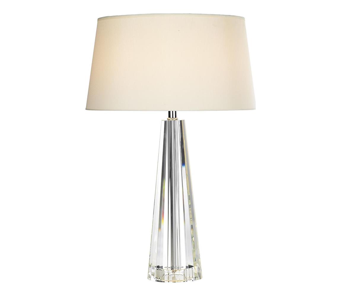 Där Lighting Där Lighting CYP4208 - Stolní lampa CYPRUS 1xE27/60W/230V krémová/čirá CYP4208