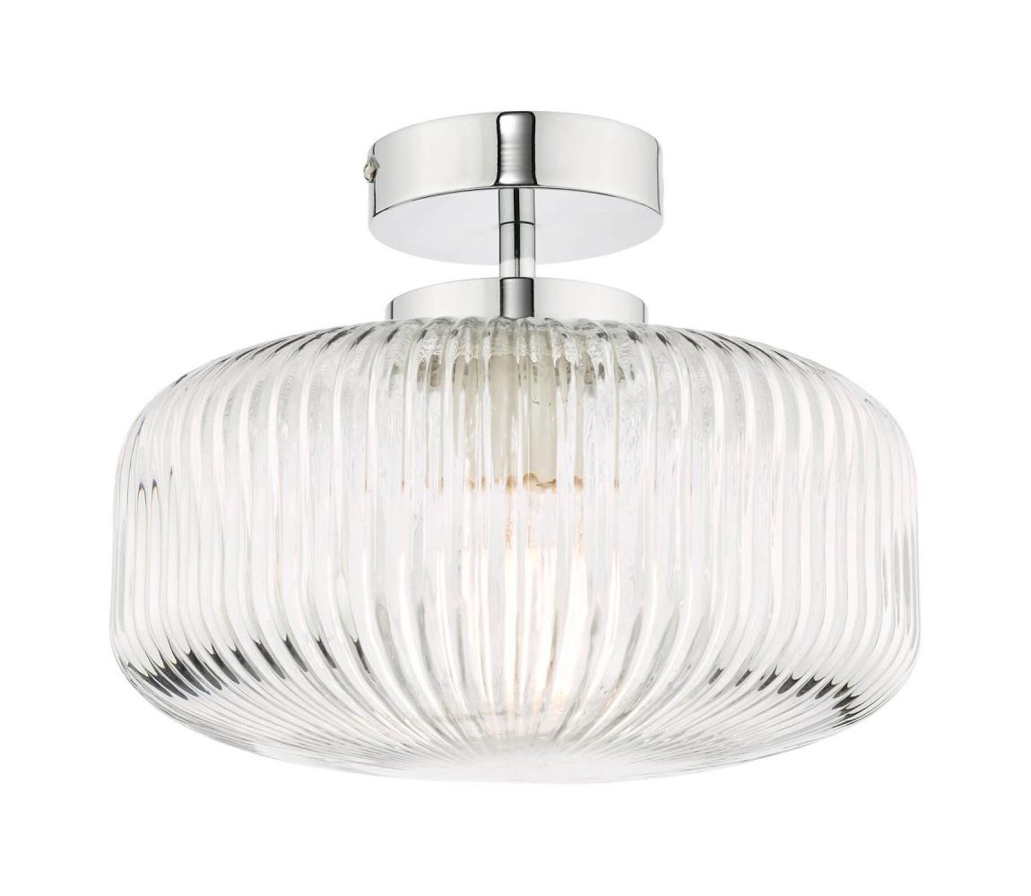 Där Lighting Där Lighting RIV5208 -Koupelnový přisazený lustr RIVA 1xE27/60W/230V IP44 chrom RIV5208
