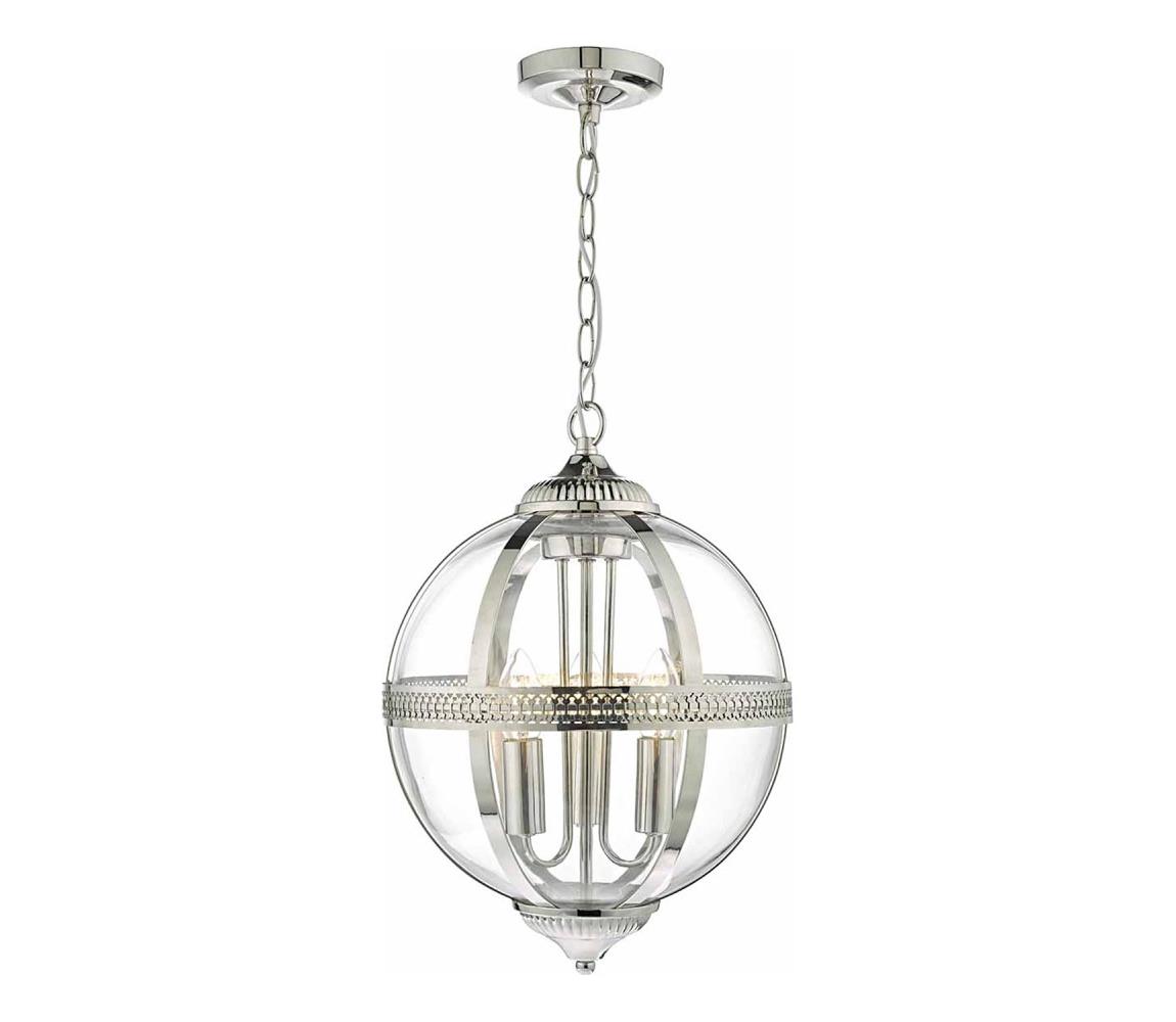 Där Lighting Där Lighting VAN0338 - Lustr na řetězu VANESSA 3xE14/40W/230V lesklý chrom VAN0338