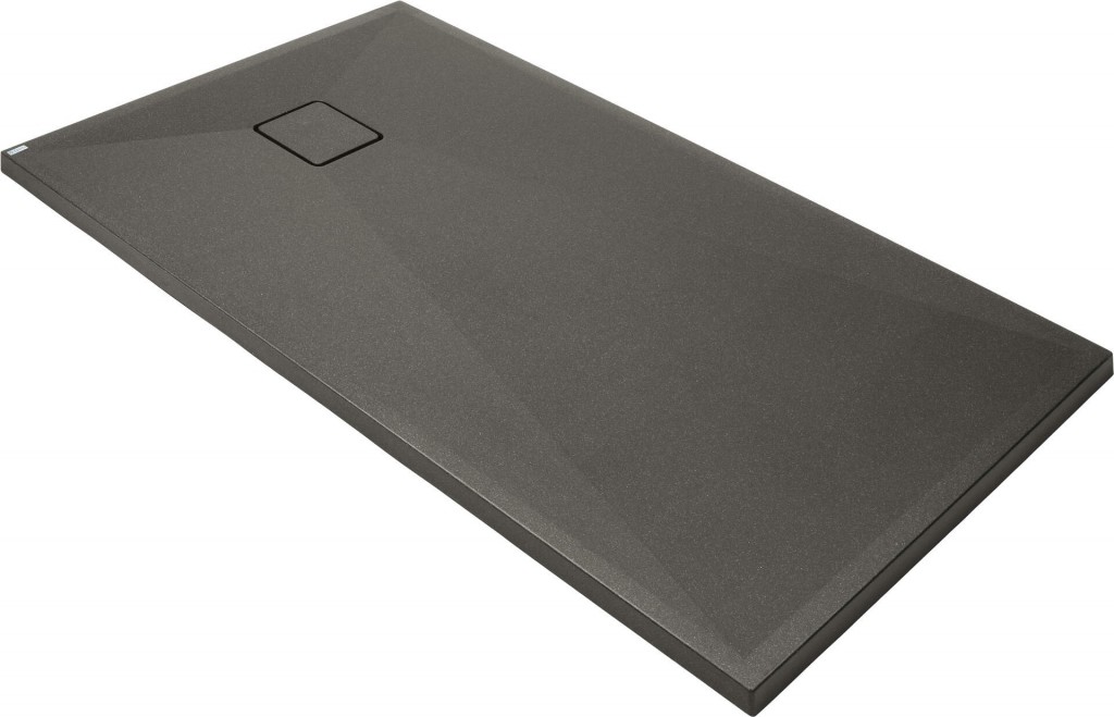DEANTE Correo antracitově metalická granitová sprchová vanička obdélník 140x70 KQR_T77B