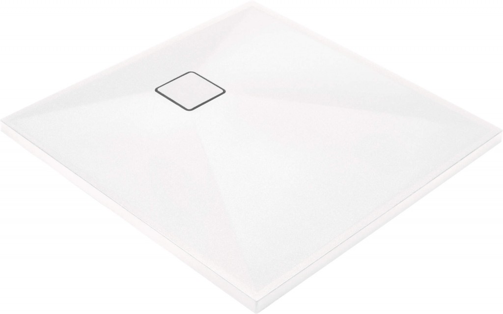 DEANTE Correo Granitová sprchová vanička, čtverec, 90x90 cm  bílá KQR_A41B